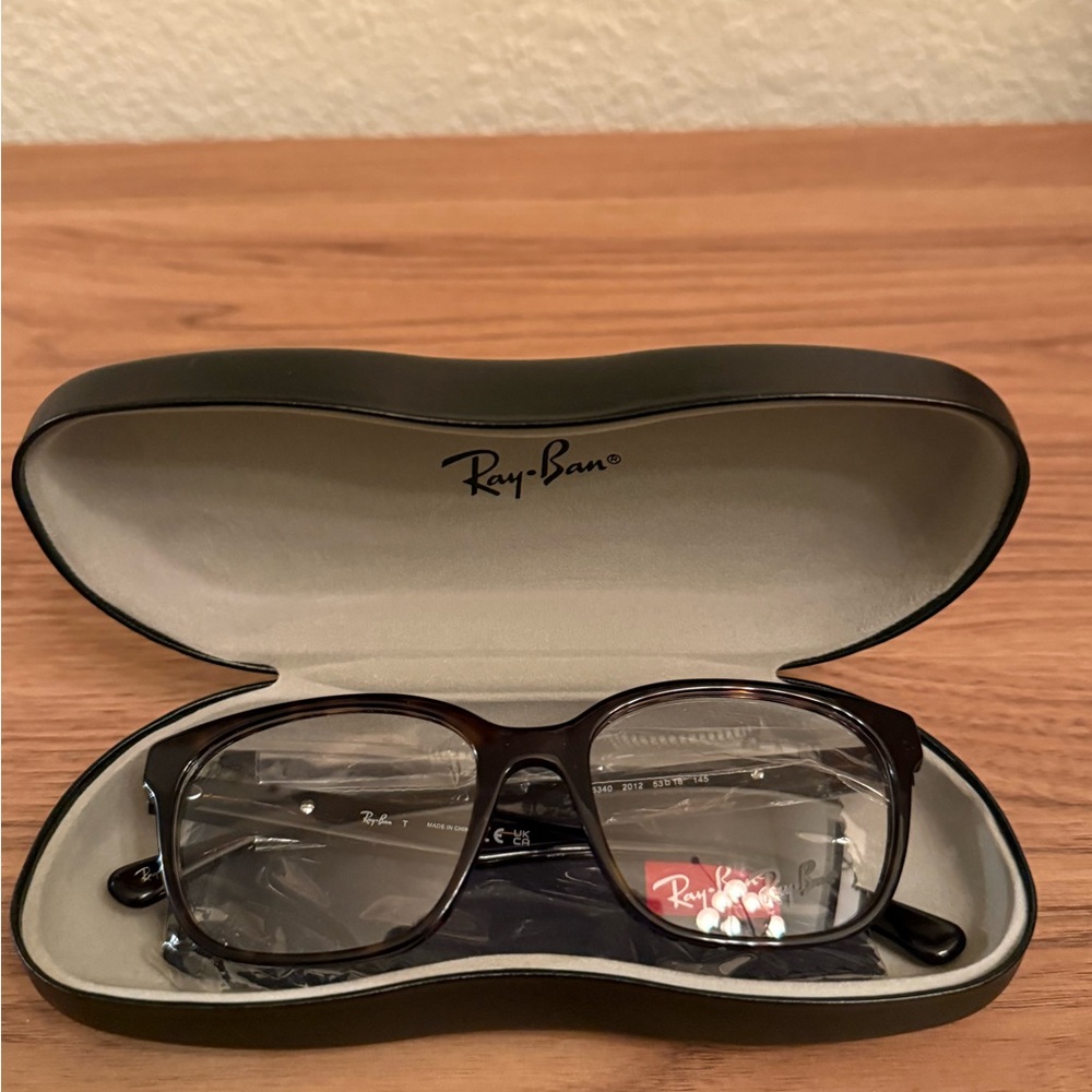Ray-Ban Black Eyeglasses with Case